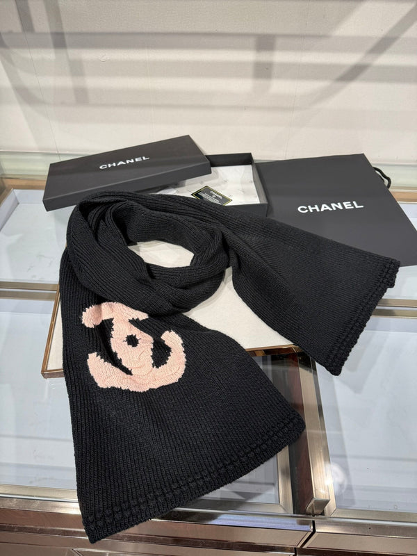 CC 2026 CC Logo Scarf 190cm Wool 197275