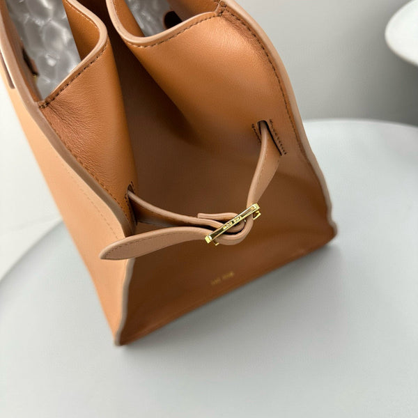 The Row Margaux 12 Brown Leather