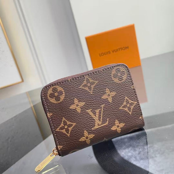 BLLV Zippy Coin Purse 11cm Brown Monogram Canvas