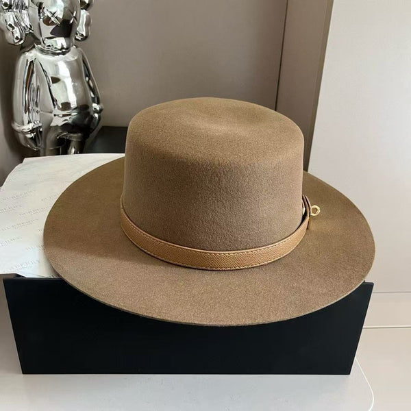 HM Hampton Hat in Camel Beige Wool