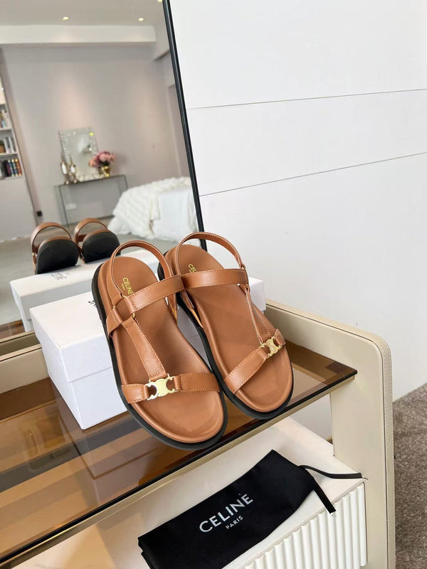 CL Maud Sandal Brown Leather