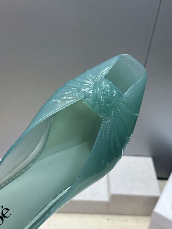 Chloe Jelly Mules In Spearmint TPU