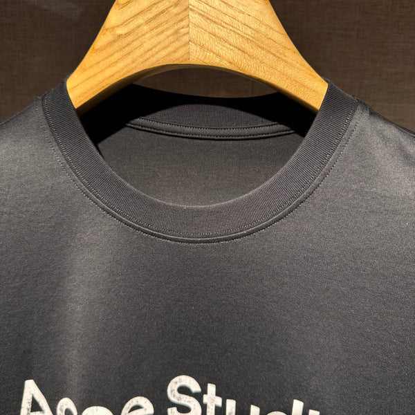 Acne Stockholm Long Sleeve T-Shirt Black Cotton