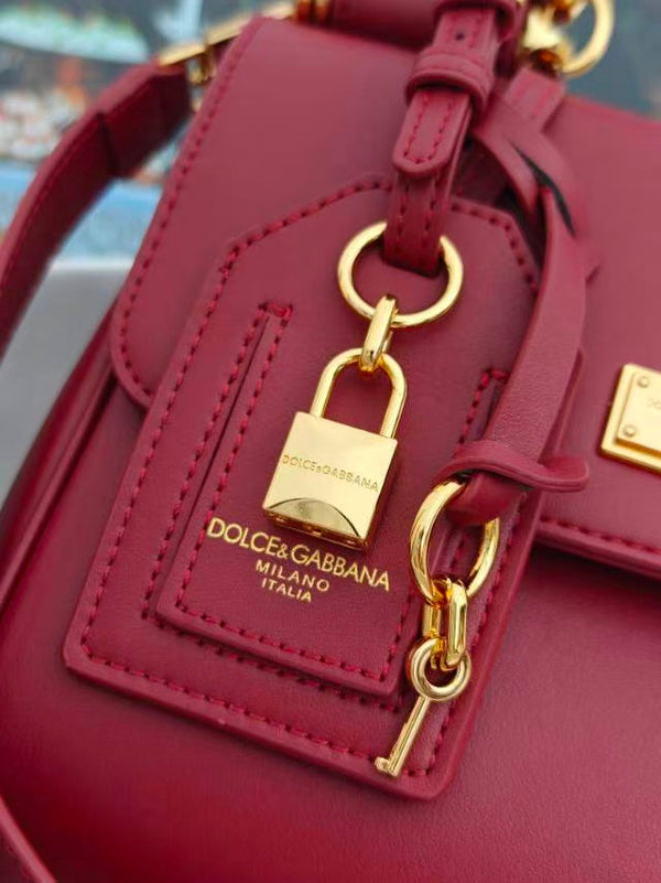 DB My Sicily Bag 21cm Red Calfskin