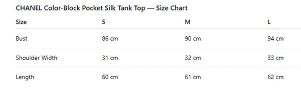 CC 2026 Color-Block Pocket Tank Top Light Yellow Soie Silk 300778