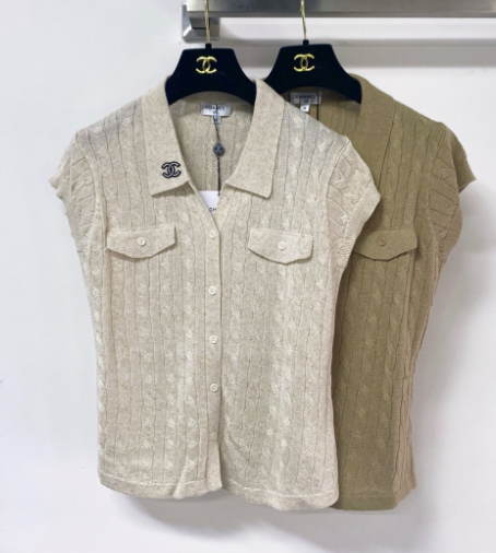CC 2026 Knit Polo Vest Nitrile Cotton 375047