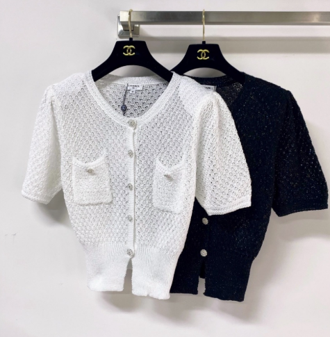 CC 2026 Knit Cardigan Tops Laine Wool 375026