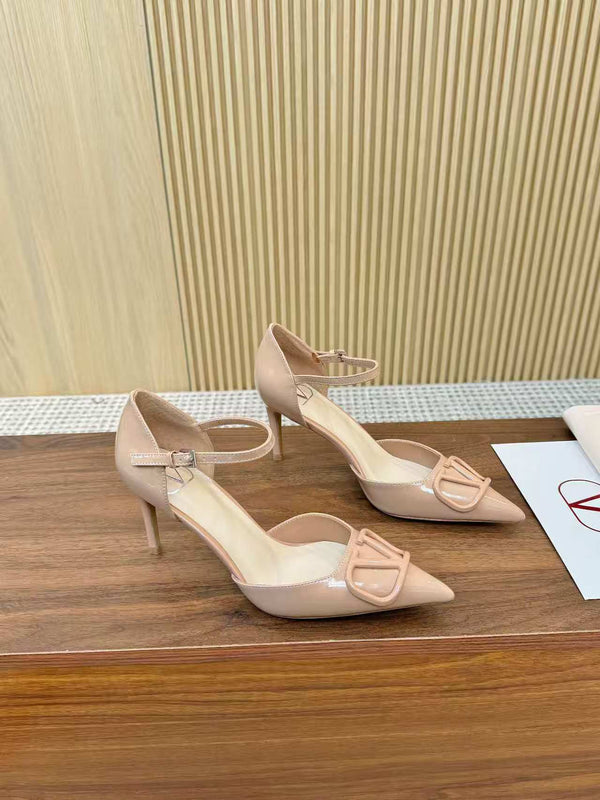 Valentino Seven-Color Open-Back Slingback 75 in Cow Patent