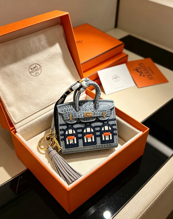 HM Mini Birkin 20 Faubourg Bag Charm