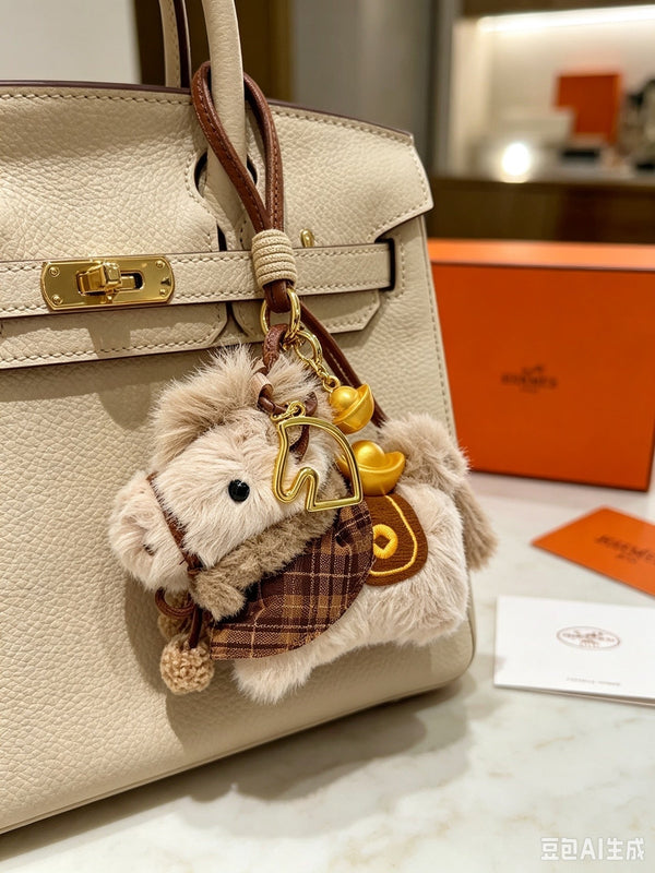 HM Wool Horse Charm