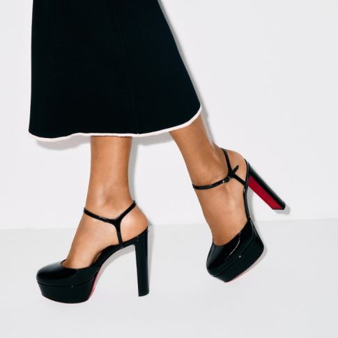 CL Loo Pump 130 Mm Pumps Patent Leather Black