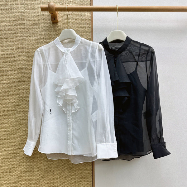 CD 2026 Ruffle Shirt Tulle 571406