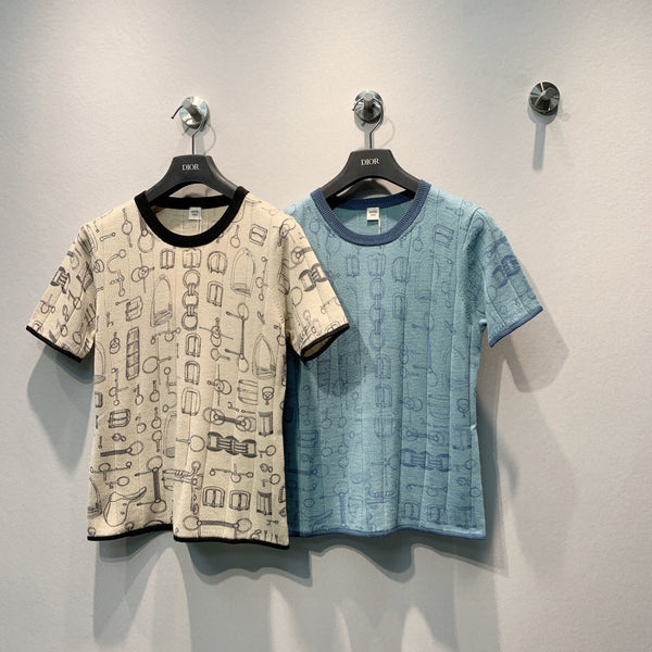 HM 26s Knit Short-Sleeve T-Shirt 406271