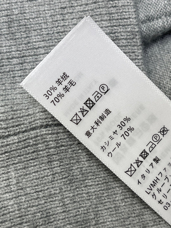CE 26S Knit Zip-Up Hoodie Embroidered Detail Wool 430311