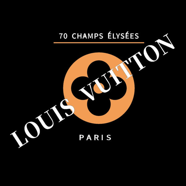 Louis Vuitton Classic Logo & Letter T-Shirt in Cotton