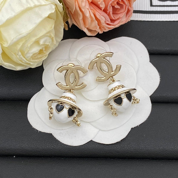 Chanel CC Robot Gabrielle Doll Earrings