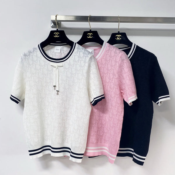 CD 2026 Short-Sleeve T-Shirt with Logo Cashmere 459050