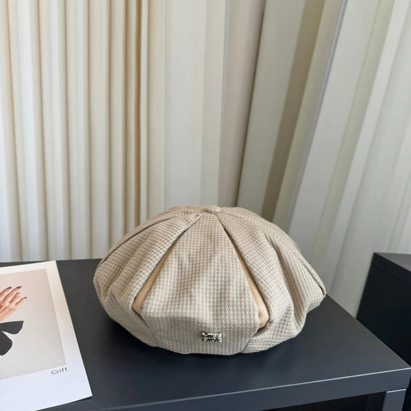 CD Beret Beige Cotton 425673