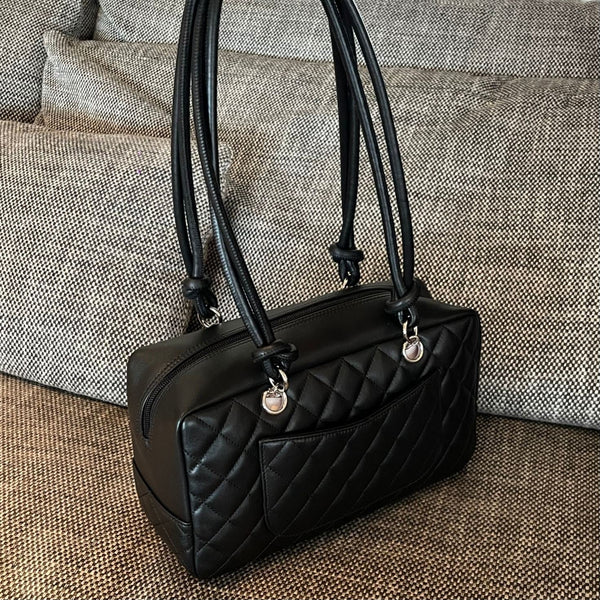 CC 2026 Cambon Ligne Bowling Bag 27cm Calfskin