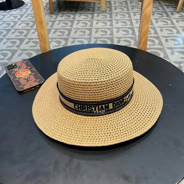 Dior Logo Straw Hat 219084