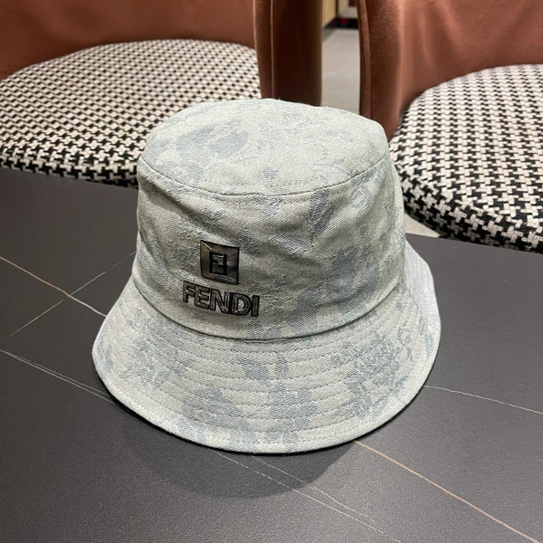 Fendi Embroidered Logo Bucket Hat 221107