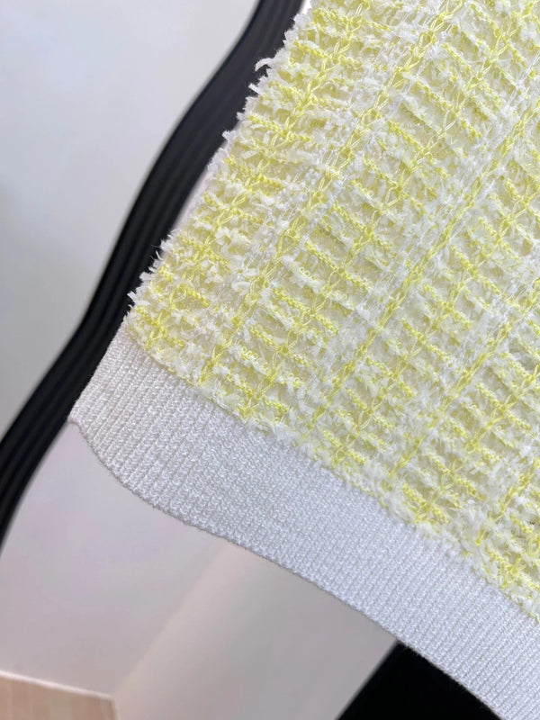 CC 2026 Vest Light Yellow mix White Cotton 664173
