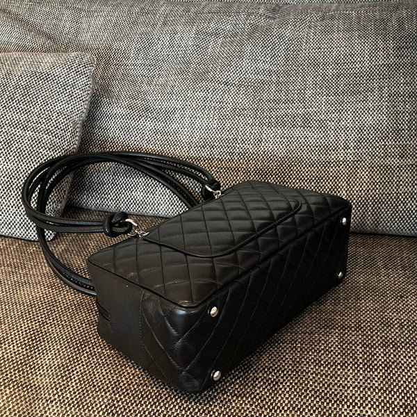 CC 2026 Cambon Ligne Bowling Bag 27cm Calfskin