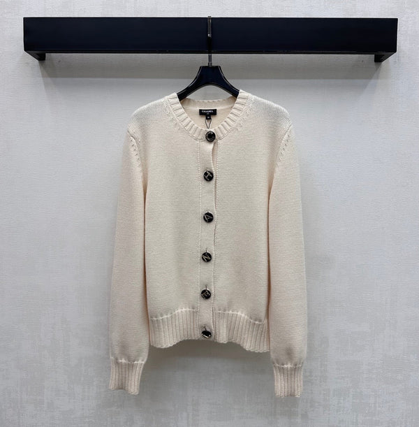 CC 2026 Letter-button Knit Cardigan Cashmere 418732