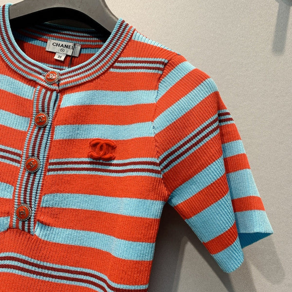 CC 2026 Shirt Orange Blue Wool 402073
