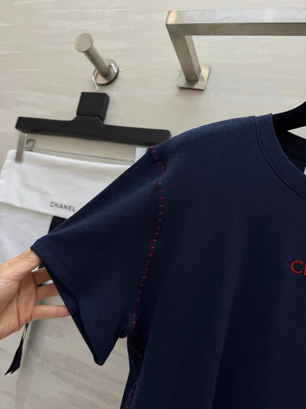 CC 2026 Hand-stitched Short-Sleeve T-Shirt Cotton 666402