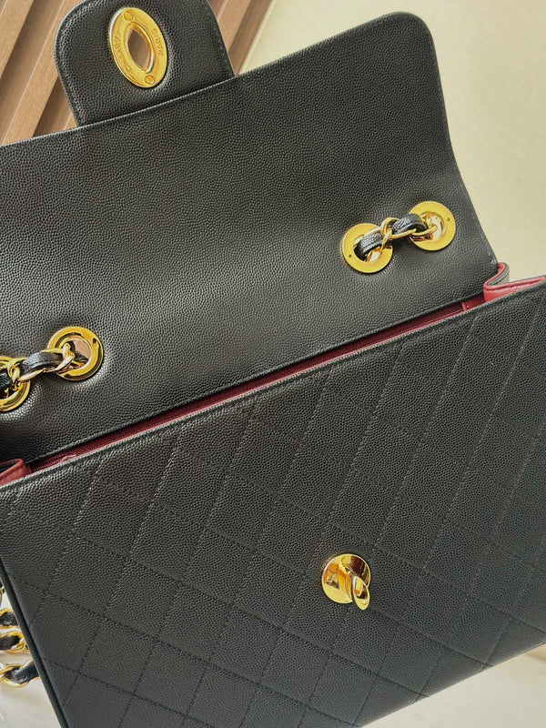 CC 2026 Classic Flap Bag 30cm Lambskin Gold Hardware