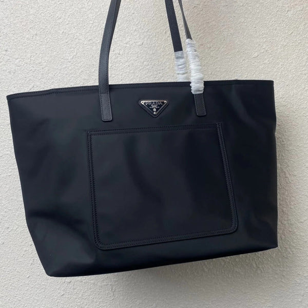 Prad 2026 Tote Bag 35cm Navy Re-Nylon