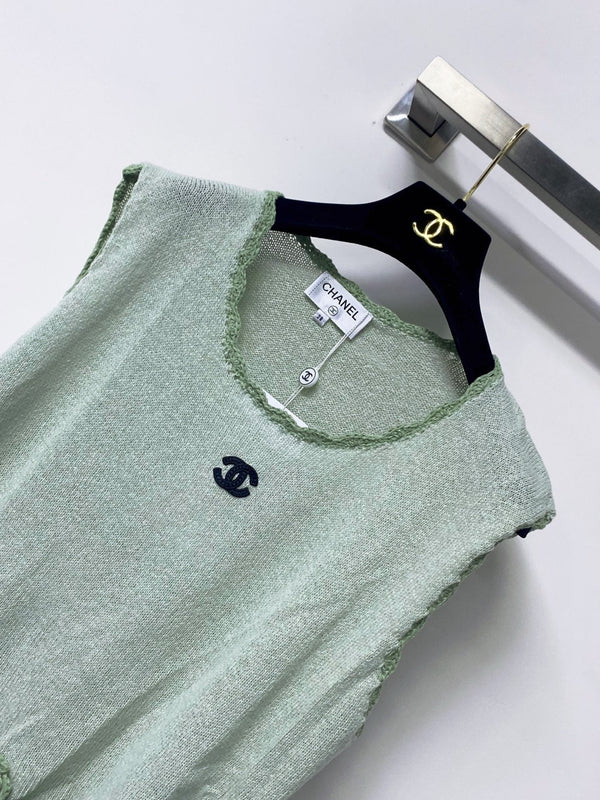 CC 2026 Vest Green Wool 772856