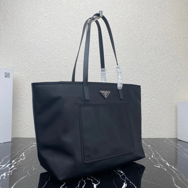 Prad 2026 Tote Bag 35cm Navy Re-Nylon