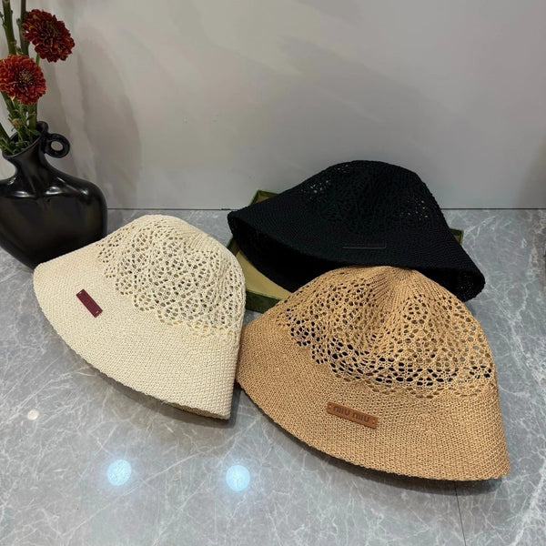 Miu Knitted Bucket Hat 214504