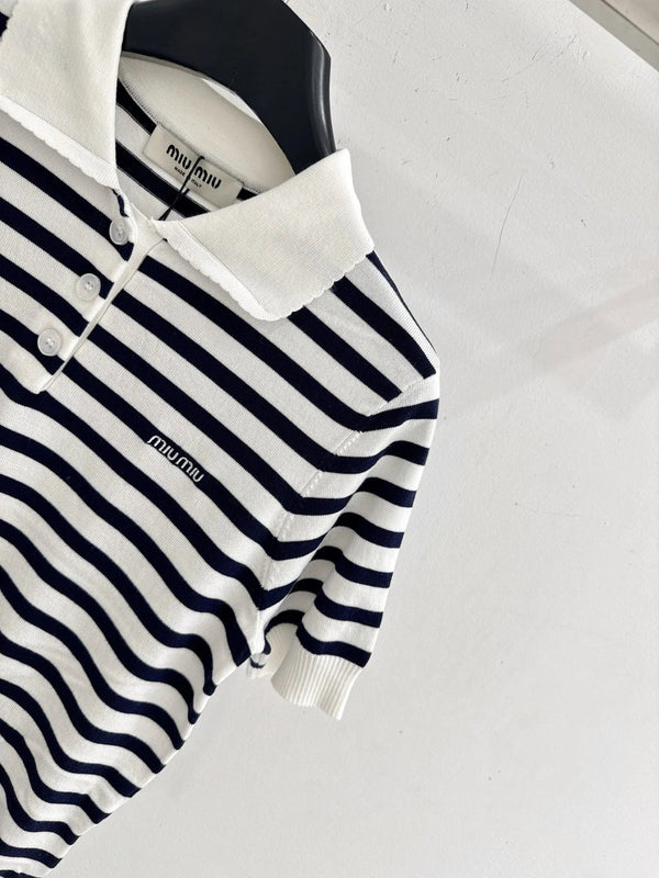 Miu 2026 Polo Shirt Tencel 647891