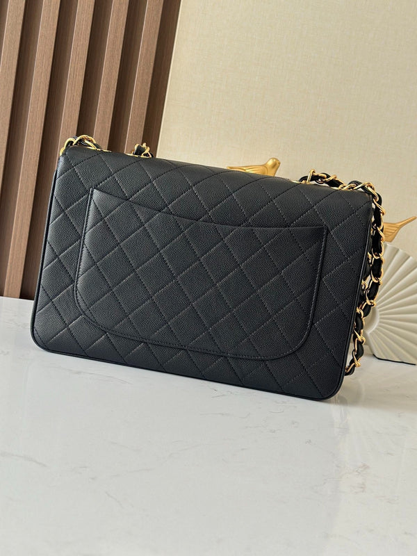 CC 2026 Classic Flap Bag 30cm Lambskin Gold Hardware