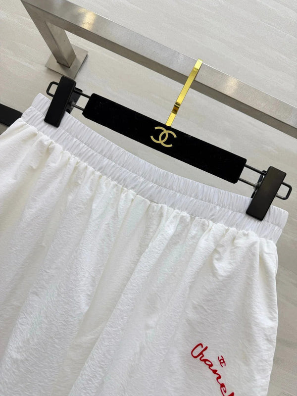 CC 2026 Wide-Leg Pants White Cotton 402322
