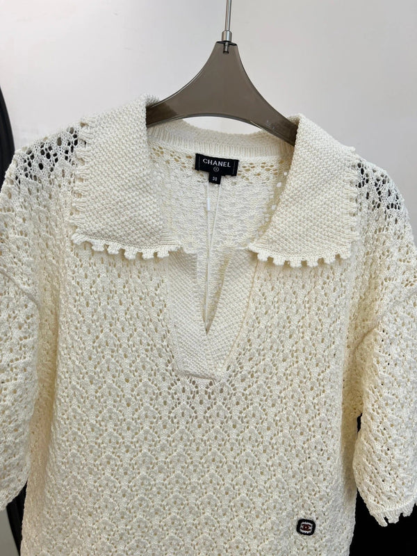 CC 2026 Knit Sweater Cream Cotton 637494