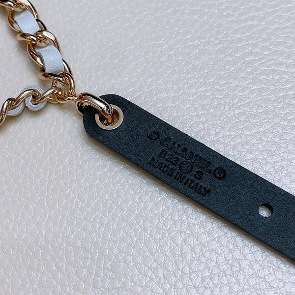 CC 2026 Double CC Leather Chain Belt