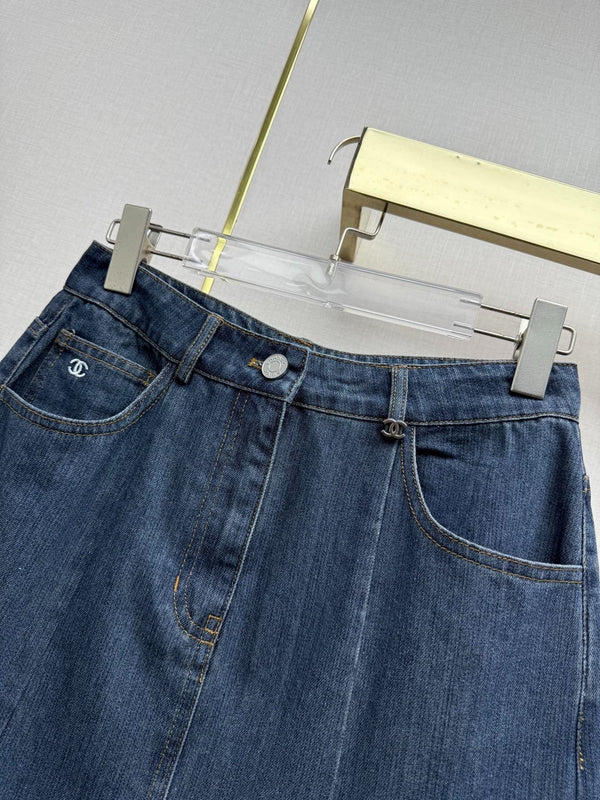 CC 2026 Denim Skirt Blue Cotton 771511