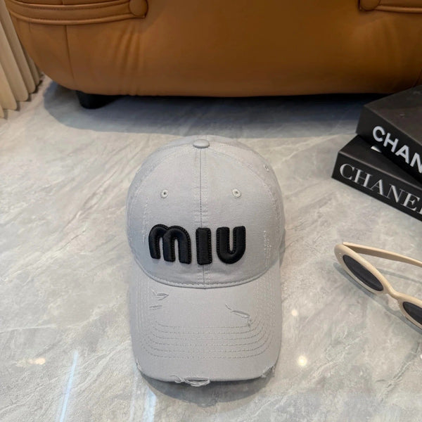 Miu Logo Hat Cotton 401100