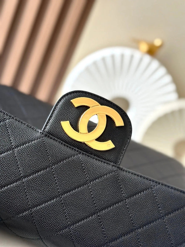 CC 2026 Classic Flap Bag 30cm Lambskin Gold Hardware