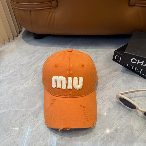 Miu Logo Hat Cotton 401100