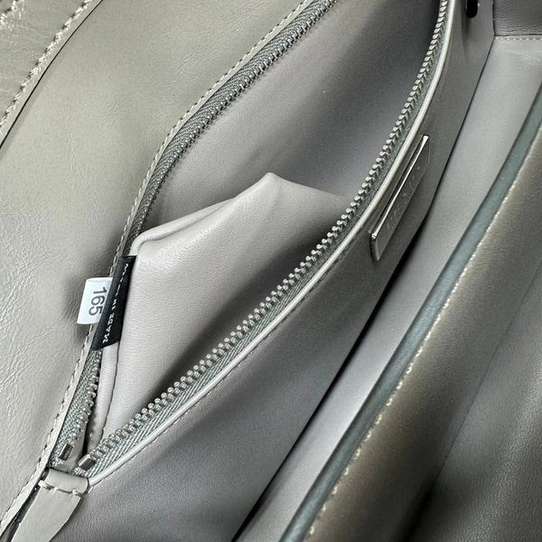 Prad 2026 Medium Shoulder Bag 32cm Patent Calfskin