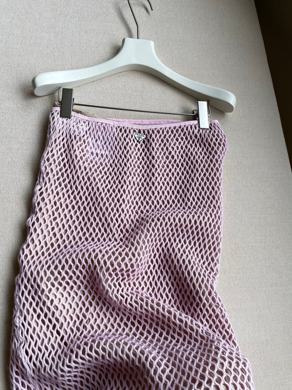 Pra 2026 Skirt Pink Mesh 654487