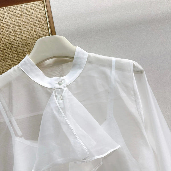 CD 2026 Ruffle Shirt Tulle 571406