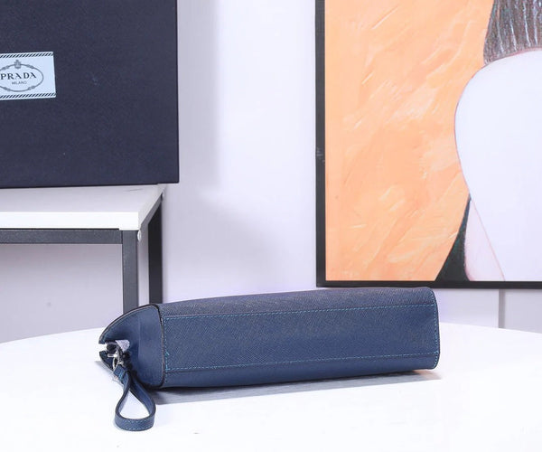 Prad 2026 Saffiano Document Case 24cm Calfskin