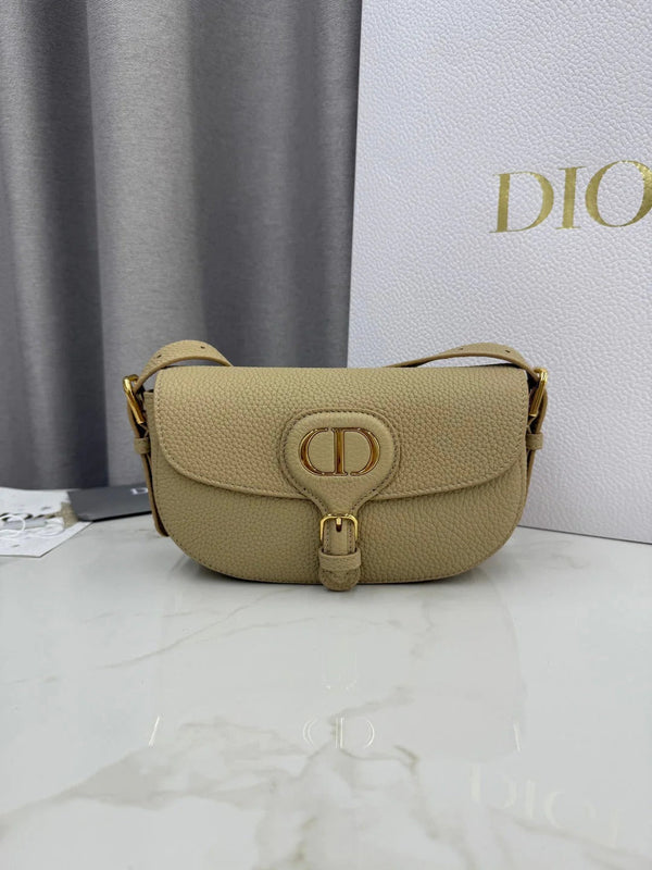 CD 2026 Bobby East-West Bag 21cm Multicolors Fabric and Grained Calfskin