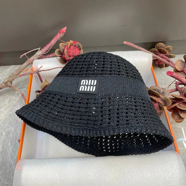 Miu Knitted Bucket Hat 214532